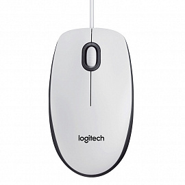 Мышь компьютерная Logitech M100 белая (910-005004)