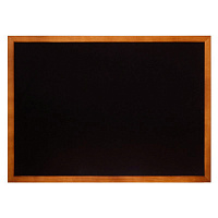 Доска меловая настенная Attache Non magnetic (А3) 30x42 см черная грифельная в деревянной раме