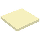 Стикеры Z-сложения Attache 76х76 мм пастельные желтые для диспенсера (1 блок, 100 листов) Фото 0