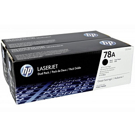 Картридж лазерный HP 78A CE278AF черный оригинальный (двойная упаковка)