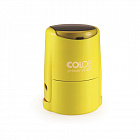 Оснастка для печати круглая Colop Printer R40 Neon 40 мм с крышкой желтая Фото 1