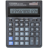Калькулятор настольный Citizen SDC-554S 14-разрядный черный 199x153x30 мм