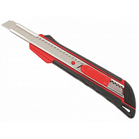 Нож универсальный Matrix с фиксатором и металлическими направляющими с двухкомпонентной рукояткой (ширина лезвия 9 мм)