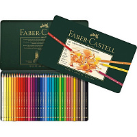 Карандаши цветные Faber-Castell Polychromos 36 цветов в металической коробке