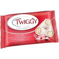 Вафли Twiggy с кокосовыми сливками 185 г