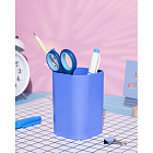 Подставка-стакан для канцелярских принадлежностей Attache голубая 10x7x7 см Фото 4