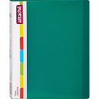 Папка файловая на 20 файлов Attache A4 15 мм зеленая (толщина обложки 0.7 мм)