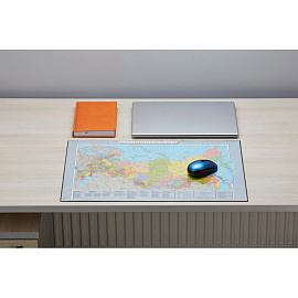 Коврик на стол Attache 380x590 мм комбинированный с картой России