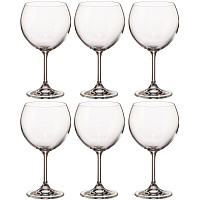 Набор бокалов для вина Crystal Bohemia Sylvia стеклянные 460 мл (6 штук в упаковке)