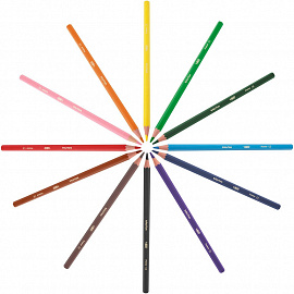 Карандаши цветные Bic Kids Evolution 12 цветов шестигранные