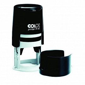 Оснастка для печати круглая Colop Printer R40 40 мм с крышкой черная