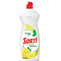 Средство для мытья посуды Sorti Лимон (с ароматом лимона) 900 г