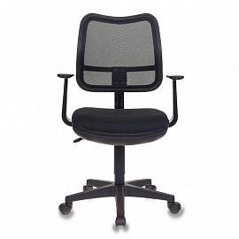 Кресло офисное Бюрократ CH 797 черное (сетка/ткань, пластик)
