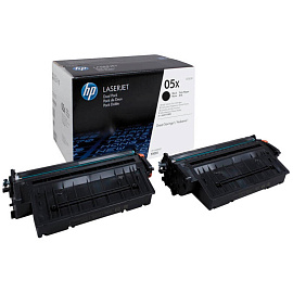 Картридж лазерный HP 05X CE505XD черный оригинальный повышенной емкости (двойная упаковка)
