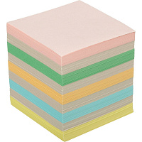 Блок для записей Attache 90x90x90 мм цветной