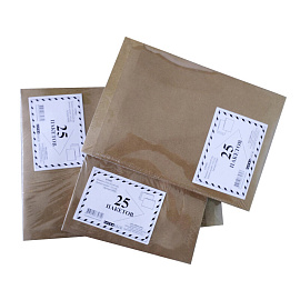 Пакет Extrapack С4 (229x324 мм) из крафт-бумаги 100 г/кв.м стрип (25 штук в упаковке)