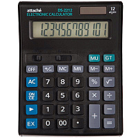 Калькулятор настольный Attache Economy 12-разрядный черный 190x145x45 мм