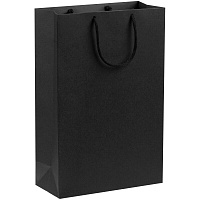 Пакет подарочный бумажный Porta черный (35х23х10 см)