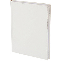 Ежедневник недатированный Attache Velvet искусственная кожа Soft Touch A5+ 136 листов белый (146х206 мм)