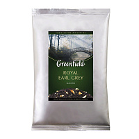 Чай GREENFIELD (Гринфилд) "Royal Earl Grey", черный с бергамотом, листовой, 250 г, пакет, 0975-15