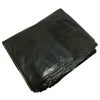 Мешки для мусора на 120 л Стандарт черные (ПВД, 25 мкм, в пачке 50 шт, 70x110 см)