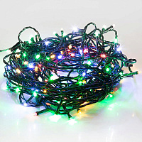 Гирлянда светодиодная Neon-Night Твинкл лайт линия разноцветный свет 40 светодиодов (темно-зеленый шнур, 6 м)