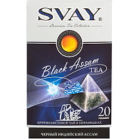Чай черный Svay Black Assam 20 пирамидок фото Чай черный Svay Black Assam 20 пирамидок