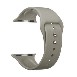 Ремешок Lyambda Altair для Apple Watch 38/40/41 мм серый силиконовый (DS-APS08-40-GR)