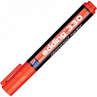 Маркер перманентный Edding E-330/2 красный (толщина линии 1-5 мм) скошенный наконечник Фото 0