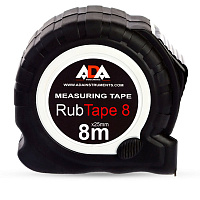 Рулетка ADA RubTape 8 8м x 25мм с фиксатором (А00157)