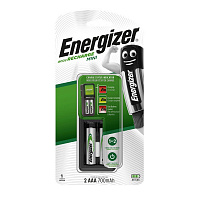 Зарядное устройство Energizer Mini + 2шт. акк. AAA (HR03) 700mAh