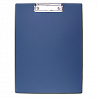 Папка-планшет с зажимом Attache A4 пластиковая синяя