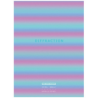 Записная книжка А5 80л. BG "Diffraction", матовая ламинация, блок в точку