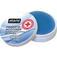 Подушка для смачивания пальцев гелевая Attache Selection с усиленным антибактериальным эффектом 25 г