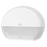 Диспенсер для туалетной бумаги в мини-рулонах Tork Elevation Т2 555000 пластиковый белый