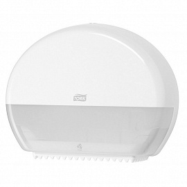 Диспенсер для туалетной бумаги в мини-рулонах Tork Elevation Т2 555000 пластиковый белый