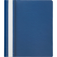 Скоросшиватель пластиковый Attache A5 до 100 листов синий (толщина обложки 0.13/0.15 мм, 25 штук в упаковке)