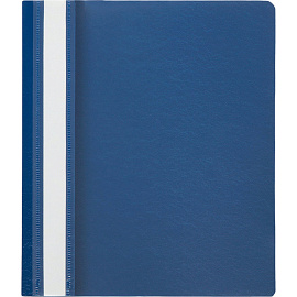 Скоросшиватель пластиковый Attache A5 до 100 листов синий (толщина обложки 0.13/0.15 мм, 25 штук в упаковке)