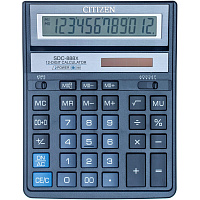 Калькулятор настольный Citizen SDC-888XBL 12-разрядный синий 203x158x31 мм