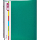 Папка файловая на 60 файлов Attache A4 17 мм зеленая (толщина обложки 0.7 мм)