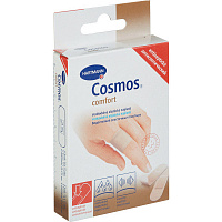 Набор пластырей Cosmos Comfort антисептические 2 размера (20 штук в упаковке)