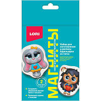 Набор для изготовления магнитов Lori из гипса Лесные симпатяги