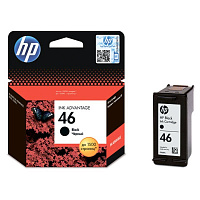 Картридж струйный HP (CZ637AE) DeskJet Ink Advantage 2020hc/2520hc, №46, черный, оригинальный, ресурс 1500 стр.