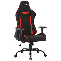 Кресло игровое Helmi HL-G06 "Winner", ткань черная/красная