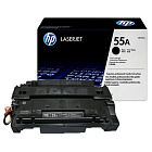 Картридж лазерный HP 55A CE255A черный оригинальный