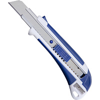 Нож канцелярский Attache Selection с антискользящими вставками и точилкой для карандаша (ширина лезвия 18 мм)