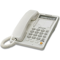 Телефон проводной Panasonic KX-TS2365RU белый