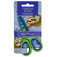 Ножницы детские Bruno Visconti Firstcut Star 115 мм универсальные тупоконечные