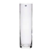 Ваза Цилиндр стекло прозрачная высота изделия 35 см