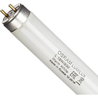 Лампа люминесцентная Osram L18W/830 18 Вт G13 T8 3000 K (4008321581242, 25 штук в упаковке)